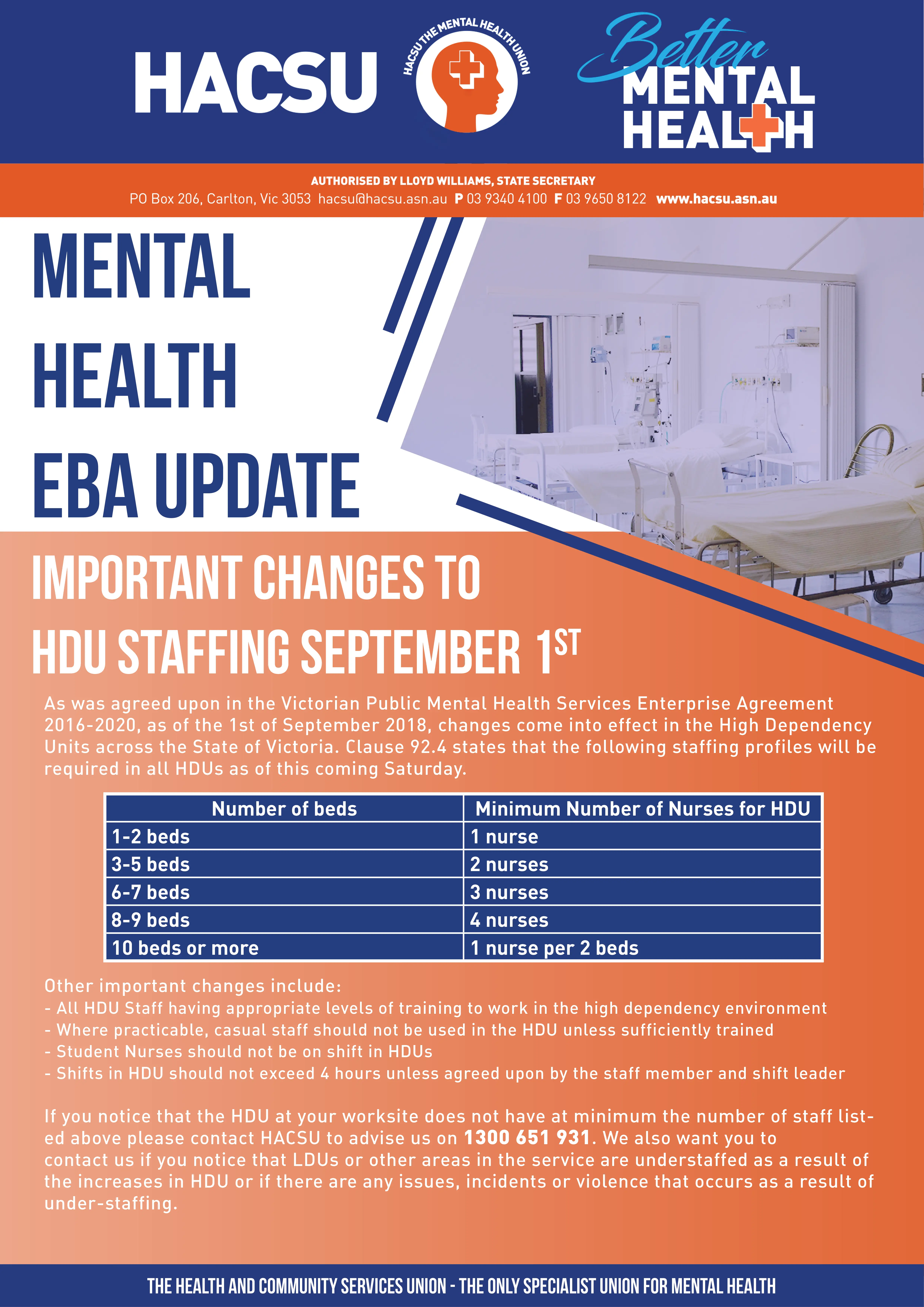 HDU Increase Flyer