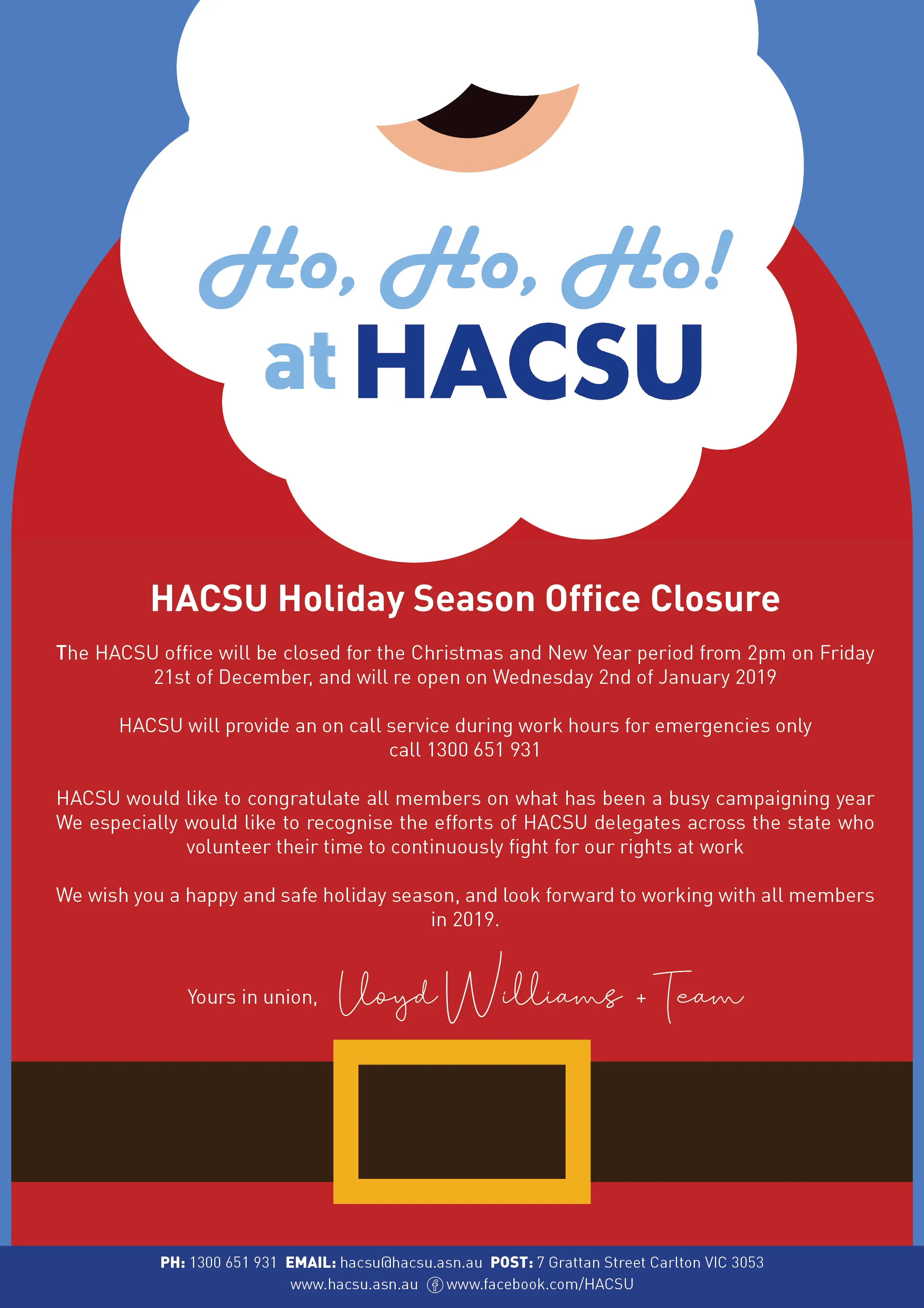Christmas Shutdown flyer 2019-19