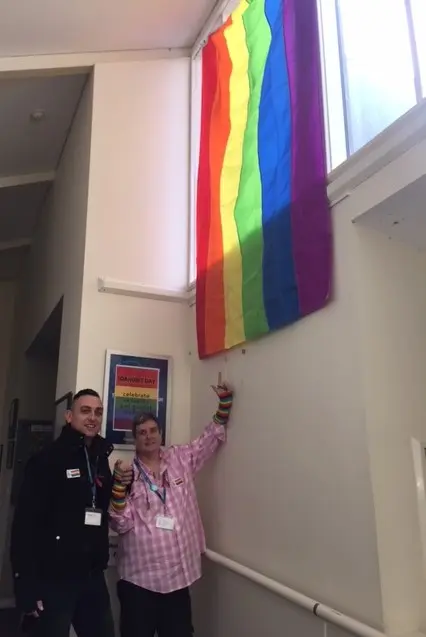 AL+JD Rainbow Flag