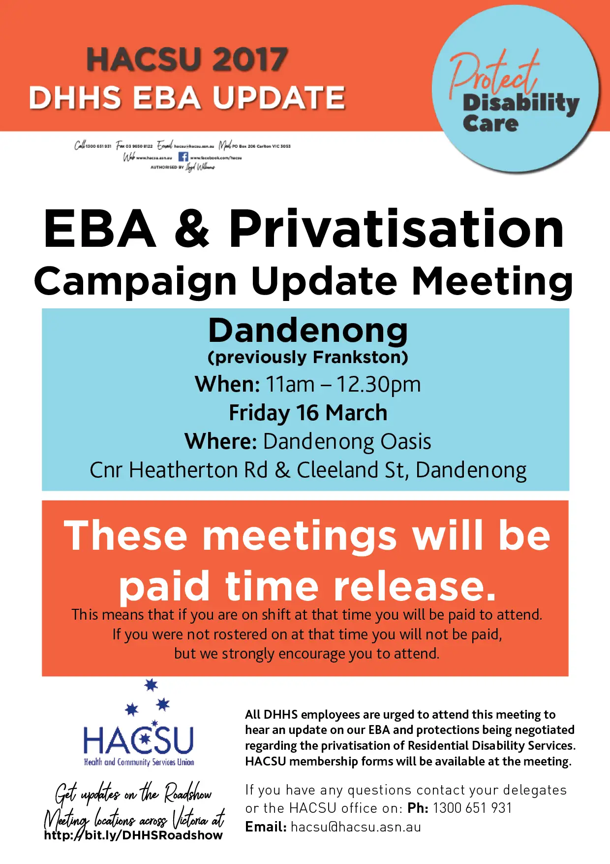 20180308 dhhs regional roadshow dandenong2