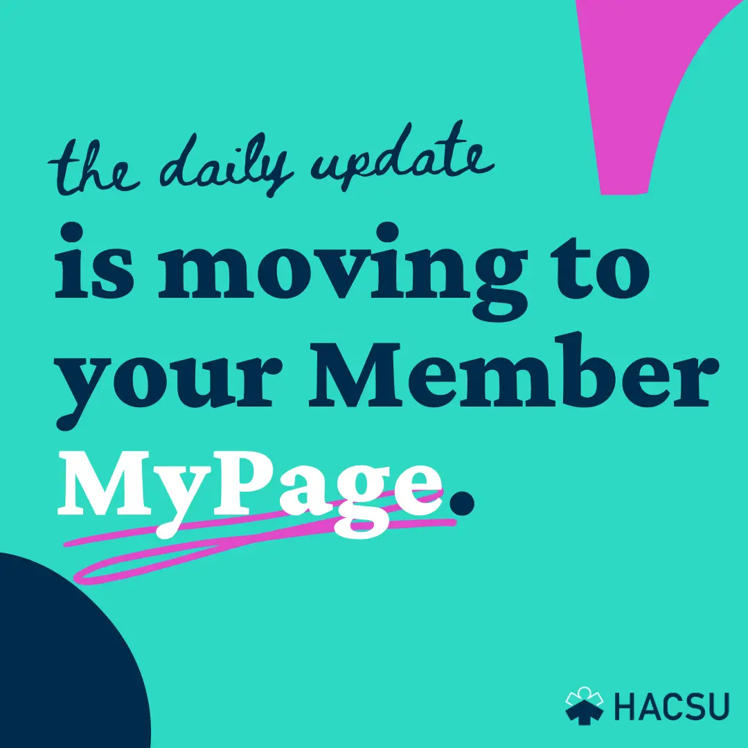 we're moving the daily update